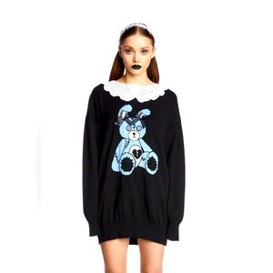 DOLLS KILL WIDOW OVERSIZED SWEATER NWT SIZES XS & S
